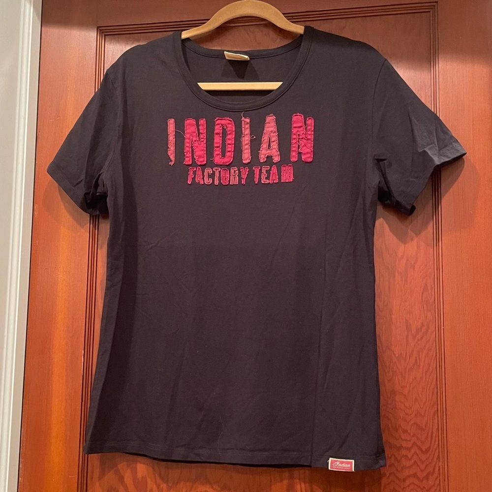 Women's Indian Motorcycle Black Tshirt . NWOT